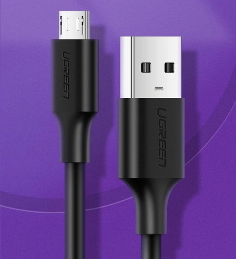 Kabel Ugreen US289 60137 micro USB / USB-A 1.5m - czarny