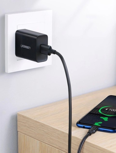 Kabel Ugreen US289 60137 micro USB / USB-A 1.5m - czarny