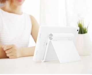 Podstawka Ugreen LP115 30485 120 x 107 mm biurkowa na tablet / telefon 4.7-11" - biała