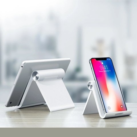 Podstawka Ugreen LP115 30485 120 x 107 mm biurkowa na tablet / telefon 4.7-11" - biała Podstawka Ugreen LP115 30485 120 x 107 mm biurkowa na tablet / telefon 4.7-11" - biała