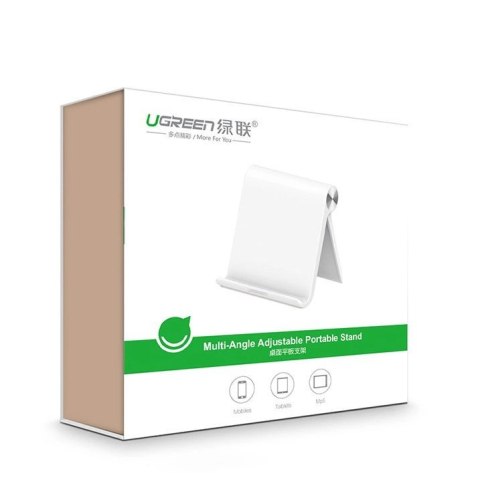 Podstawka Ugreen LP115 30485 120 x 107 mm biurkowa na tablet / telefon 4.7-11" - biała Podstawka Ugreen LP115 30485 120 x 107 mm biurkowa na tablet / telefon 4.7-11" - biała
