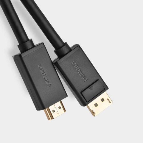 Ugreen jednokierunkowy kabel z DisplayPort na HDMI 4K 30 Hz 32 AWG 2 m czarny (DP101 10202) Ugreen jednokierunkowy kabel z DisplayPort na HDMI 4K 30 Hz 32 AWG 2 m czarny (DP101 10202)