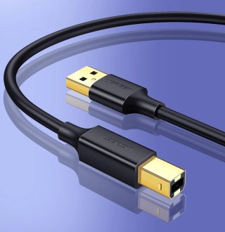 Ugreen kabel USB Typ B do drukarki (męski) - USB 2.0 (męski) 480 Mbps 1,5 m czarny (US135 10350)