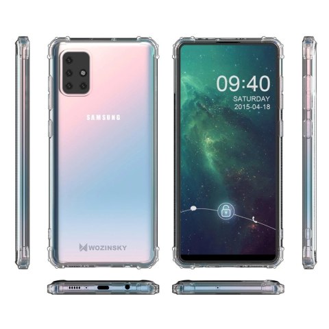 Wozinsky Anti Shock pancerne etui do Samsung Galaxy M51 przezroczysty Wozinsky Anti Shock pancerne etui do Samsung Galaxy M51 przezroczysty