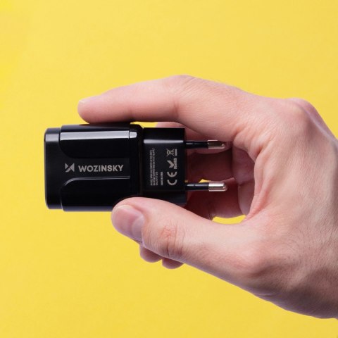 Wozinsky ładowarka sieciowa USB 3.0 czarna (WWC-B02)