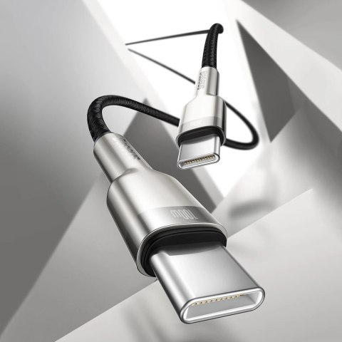 Kabel Baseus Cafule Series Metal Data USB-C / USB-C PD QC SCP 100W 5A 2 m - zielony Kabel Baseus Cafule Series Metal Data USB-C / USB-C PD QC SCP 100W 5A 2 m - zielony