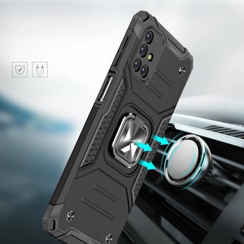 Wozinsky Ring Armor pancerne hybrydowe etui pokrowiec + magnetyczny uchwyt Samsung Galaxy M31s srebrny Wozinsky Ring Armor pancerne hybrydowe etui pokrowiec + magnetyczny uchwyt Samsung Galaxy M31s srebrny