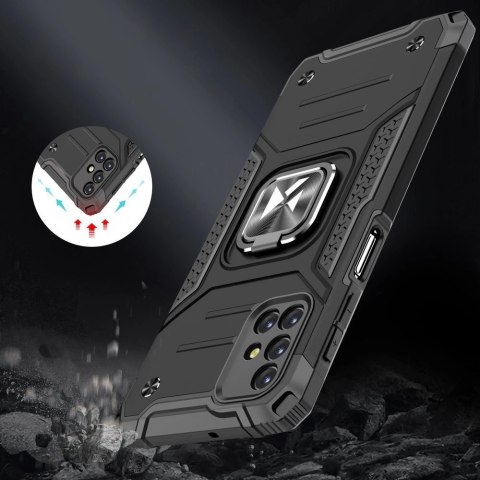 Wozinsky Ring Armor pancerne hybrydowe etui pokrowiec + magnetyczny uchwyt Samsung Galaxy M31s srebrny Wozinsky Ring Armor pancerne hybrydowe etui pokrowiec + magnetyczny uchwyt Samsung Galaxy M31s srebrny