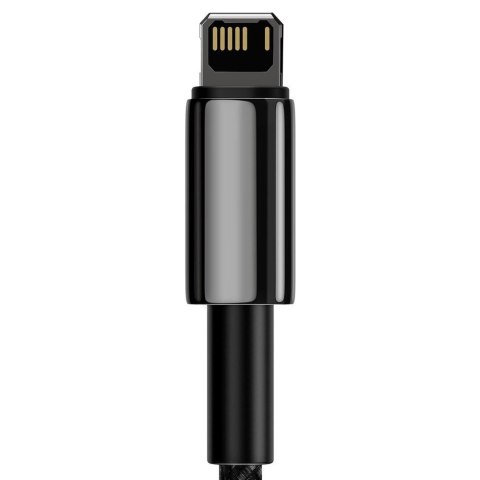 Baseus Tungsten kabel USB - Lightning 2,4 A 1 m czarny (CALWJ-01) Baseus Tungsten kabel USB - Lightning 2,4 A 1 m czarny (CALWJ-01)