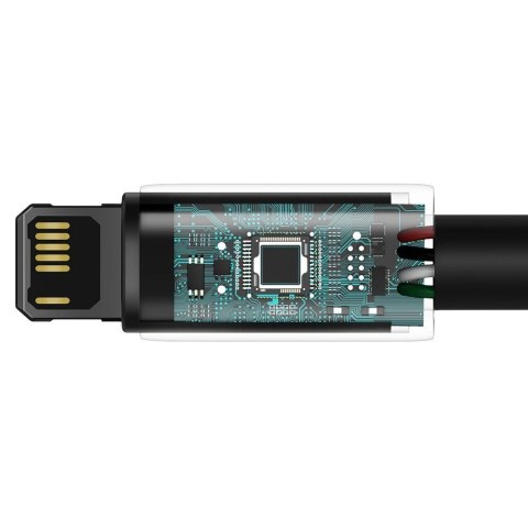 Baseus Tungsten kabel USB - Lightning 2,4 A 1 m czarny (CALWJ-01) Baseus Tungsten kabel USB - Lightning 2,4 A 1 m czarny (CALWJ-01)