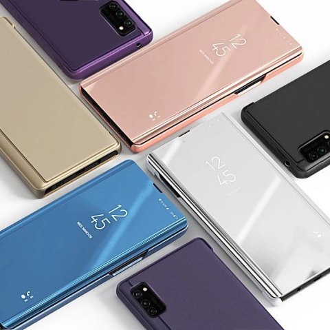 Clear View Case futerał etui z klapką Samsung Galaxy A72 4G niebieski Clear View Case futerał etui z klapką Samsung Galaxy A72 4G niebieski