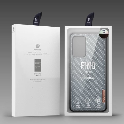 Dux Ducis Fino etui pokrowiec pokryty nylonowym materiałem Samsung Galaxy A72 4G szary Dux Ducis Fino etui pokrowiec pokryty nylonowym materiałem Samsung Galaxy A72 4G szary