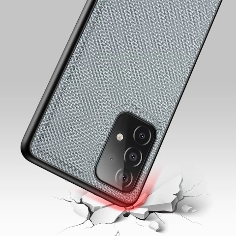 Dux Ducis Fino etui pokrowiec pokryty nylonowym materiałem Samsung Galaxy A72 4G szary Dux Ducis Fino etui pokrowiec pokryty nylonowym materiałem Samsung Galaxy A72 4G szary