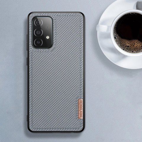 Dux Ducis Fino etui pokrowiec pokryty nylonowym materiałem Samsung Galaxy A72 4G szary Dux Ducis Fino etui pokrowiec pokryty nylonowym materiałem Samsung Galaxy A72 4G szary