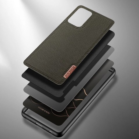 Dux Ducis Fino etui pokrowiec pokryty nylonowym materiałem Samsung Galaxy A72 4G zielony Dux Ducis Fino etui pokrowiec pokryty nylonowym materiałem Samsung Galaxy A72 4G zielony