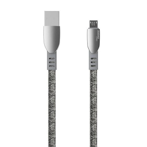 Dudao kabel pleciony USB - micro USB 5 A 1 m szary (L3PROM gray) Dudao kabel pleciony USB - micro USB 5 A 1 m szary (L3PROM gray)