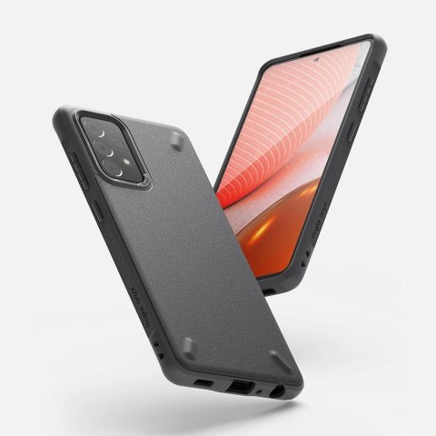 Ringke Onyx wytrzymałe etui pokrowiec Samsung Galaxy A72 4G szary (OXSG0038)