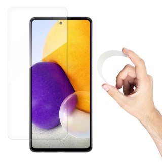 Szkło hybrydowe Wozinsky Full Cover Flexi Nano na Samsung Galaxy A72 5G