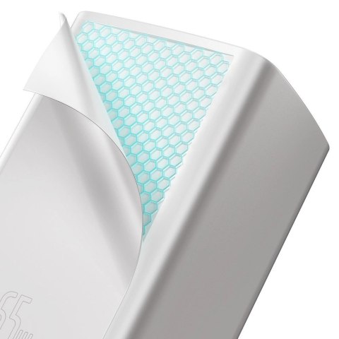 Baseus GaN2 Lite szybka ładowarka sieciowa 65W USB / USB Typ C Quick Charge 3.0 Power Delivery (azotek galu) biały (CCGAN2L-B02) Baseus GaN2 Lite szybka ładowarka sieciowa 65W USB / USB Typ C Quick Charge 3.0 Power Delivery (azotek galu) biały (CCGAN2L-B02)