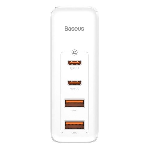 Baseus GaN2 Pro szybka ładowarka sieciowa 100W USB / USB Typ C Quick Charge 4+ Power Delivery biały (CCGAN2P-L02) Baseus GaN2 Pro szybka ładowarka sieciowa 100W USB / USB Typ C Quick Charge 4+ Power Delivery biały (CCGAN2P-L02)