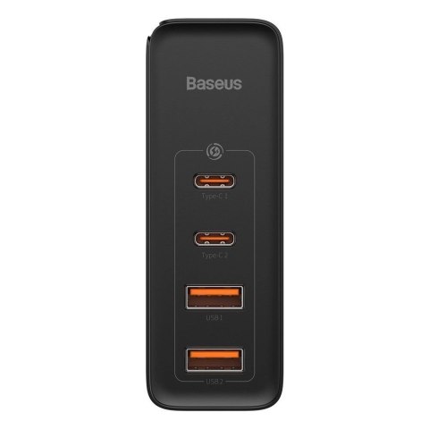 Baseus GaN2 Pro szybka ładowarka sieciowa 100W USB / USB Typ C Quick Charge 4+ Power Delivery czarny (CCGAN2P-L01) Baseus GaN2 Pro szybka ładowarka sieciowa 100W USB / USB Typ C Quick Charge 4+ Power Delivery czarny (CCGAN2P-L01)
