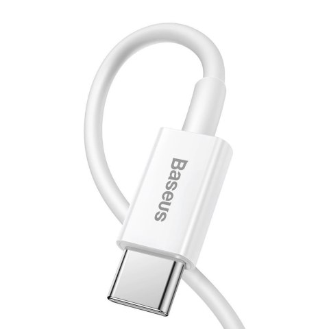 Kabel Baseus Superior Series USB-C / Lightning PD 20W 1 m - biały Kabel Baseus Superior Series USB-C / Lightning PD 20W 1 m - biały
