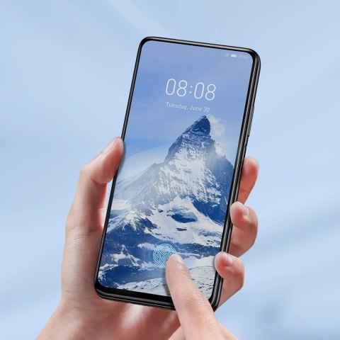 Baseus 2x folia ochronna na cały ekran 0,15 mm do Xiaomi Redmi K40 / K40 Pro / Poco F3 Transparent (SGMIK40-02)
