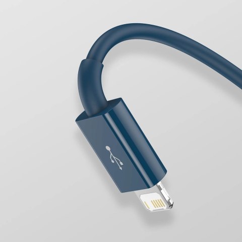 Baseus Superior 3w1 kabel USB - Lightning / USB Typ C / micro USB 3,5 A 1,5 m niebieski (CAMLTYS-03) Baseus Superior 3w1 kabel USB - Lightning / USB Typ C / micro USB 3,5 A 1,5 m niebieski (CAMLTYS-03)