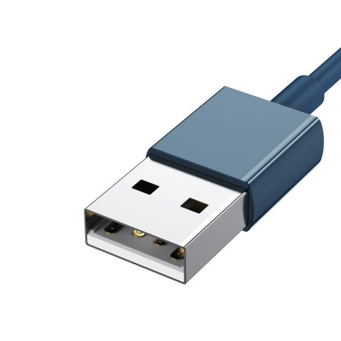 Baseus Superior 3w1 kabel USB - Lightning / USB Typ C / micro USB 3,5 A 1,5 m niebieski (CAMLTYS-03) Baseus Superior 3w1 kabel USB - Lightning / USB Typ C / micro USB 3,5 A 1,5 m niebieski (CAMLTYS-03)