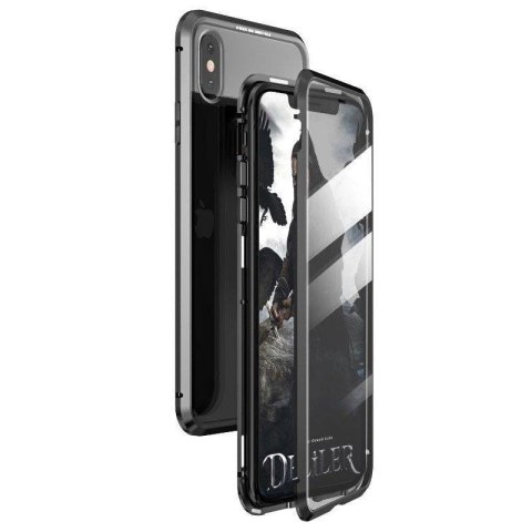 Wozinsky Full Magnetic Case magnetyczne etui 360 pokrowiec na przód i tył z wbudowanym szkłem Vivo X60 czarno-przezroczysty Wozinsky Full Magnetic Case magnetyczne etui 360 pokrowiec na przód i tył z wbudowanym szkłem Vivo X60 czarno-przezroczysty