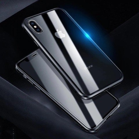 Wozinsky Full Magnetic Case magnetyczne etui 360 pokrowiec na przód i tył z wbudowanym szkłem Vivo X60 czarno-przezroczysty Wozinsky Full Magnetic Case magnetyczne etui 360 pokrowiec na przód i tył z wbudowanym szkłem Vivo X60 czarno-przezroczysty