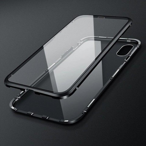 Wozinsky Full Magnetic Case magnetyczne etui 360 pokrowiec na przód i tył z wbudowanym szkłem Vivo X60 czarno-przezroczysty Wozinsky Full Magnetic Case magnetyczne etui 360 pokrowiec na przód i tył z wbudowanym szkłem Vivo X60 czarno-przezroczysty