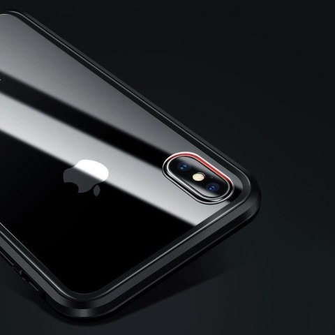 Wozinsky Full Magnetic Case magnetyczne etui 360 pokrowiec na przód i tył z wbudowanym szkłem Vivo X60 czarno-przezroczysty Wozinsky Full Magnetic Case magnetyczne etui 360 pokrowiec na przód i tył z wbudowanym szkłem Vivo X60 czarno-przezroczysty