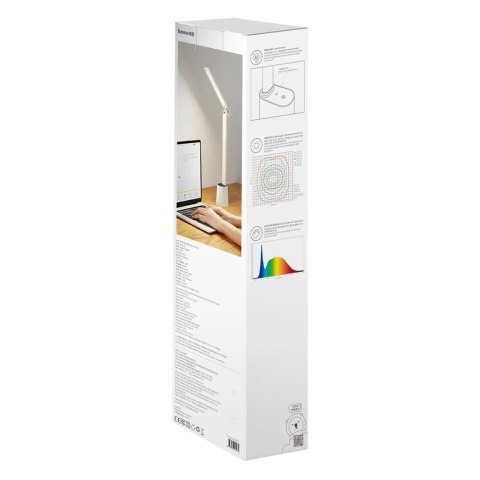 Baseus Smart Eye bezprzewodowa biurkowa lampka LED z akumulatorem 2200 mAh biały (DGZG-02) Baseus Smart Eye bezprzewodowa biurkowa lampka LED z akumulatorem 2200 mAh biały (DGZG-02)