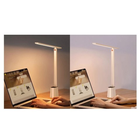 Baseus Smart Eye bezprzewodowa biurkowa lampka LED z akumulatorem 2200 mAh biały (DGZG-02) Baseus Smart Eye bezprzewodowa biurkowa lampka LED z akumulatorem 2200 mAh biały (DGZG-02)