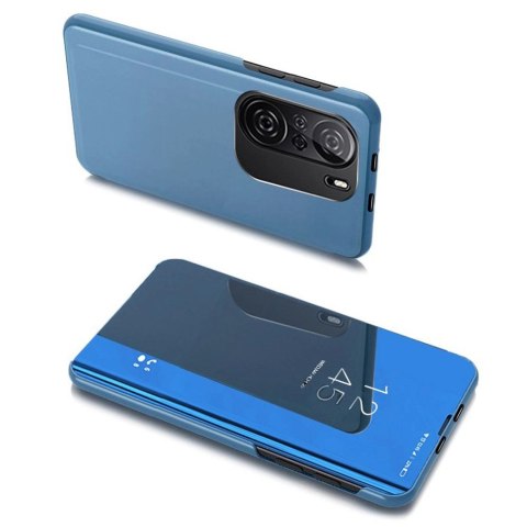 Clear View Case futerał etui z klapką Xiaomi Redmi K40 Pro+ / K40 Pro / K40 / Poco F3 niebieski Clear View Case futerał etui z klapką Xiaomi Redmi K40 Pro+ / K40 Pro / K40 / Poco F3 niebieski