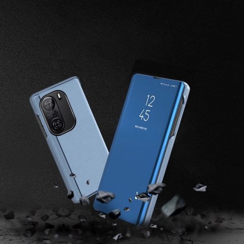 Clear View Case futerał etui z klapką Xiaomi Redmi K40 Pro+ / K40 Pro / K40 / Poco F3 niebieski Clear View Case futerał etui z klapką Xiaomi Redmi K40 Pro+ / K40 Pro / K40 / Poco F3 niebieski