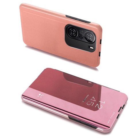 Clear View Case futerał etui z klapką Xiaomi Redmi K40 Pro+ / K40 Pro / K40 / Poco F3 różowy Clear View Case futerał etui z klapką Xiaomi Redmi K40 Pro+ / K40 Pro / K40 / Poco F3 różowy
