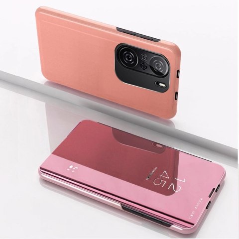 Clear View Case futerał etui z klapką Xiaomi Redmi K40 Pro+ / K40 Pro / K40 / Poco F3 różowy Clear View Case futerał etui z klapką Xiaomi Redmi K40 Pro+ / K40 Pro / K40 / Poco F3 różowy