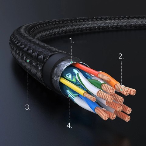 Ugreen HDMI cable 2.0 4K 1m czarny (HD119 30999) Ugreen HDMI cable 2.0 4K 1m czarny (HD119 30999)