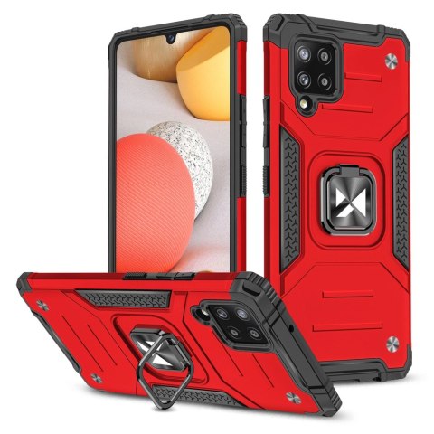 Wozinsky Ring Armor pancerne hybrydowe etui pokrowiec + magnetyczny uchwyt Samsung Galaxy A42 5G czerwony Wozinsky Ring Armor pancerne hybrydowe etui pokrowiec + magnetyczny uchwyt Samsung Galaxy A42 5G czerwony