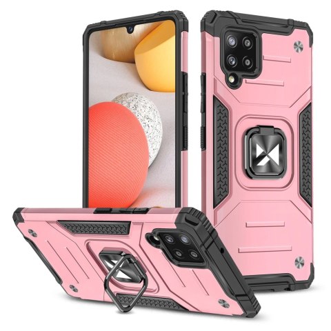 Wozinsky Ring Armor pancerne hybrydowe etui pokrowiec + magnetyczny uchwyt Samsung Galaxy A42 5G różowy Wozinsky Ring Armor pancerne hybrydowe etui pokrowiec + magnetyczny uchwyt Samsung Galaxy A42 5G różowy