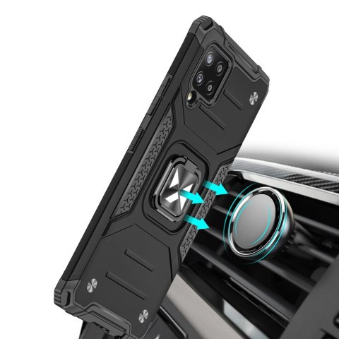 Wozinsky Ring Armor pancerne hybrydowe etui pokrowiec + magnetyczny uchwyt Samsung Galaxy A42 5G srebrny Wozinsky Ring Armor pancerne hybrydowe etui pokrowiec + magnetyczny uchwyt Samsung Galaxy A42 5G srebrny