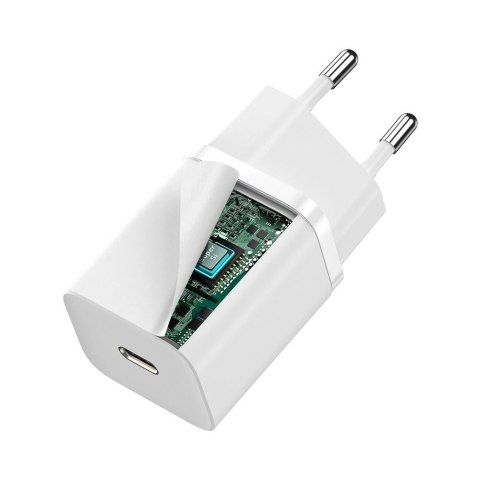 Baseus Super Si 1C szybka ładowarka USB Typ C 30W Power Delivery Quick Charge biały (CCSUP-J02) Baseus Super Si 1C szybka ładowarka USB Typ C 30W Power Delivery Quick Charge biały (CCSUP-J02)
