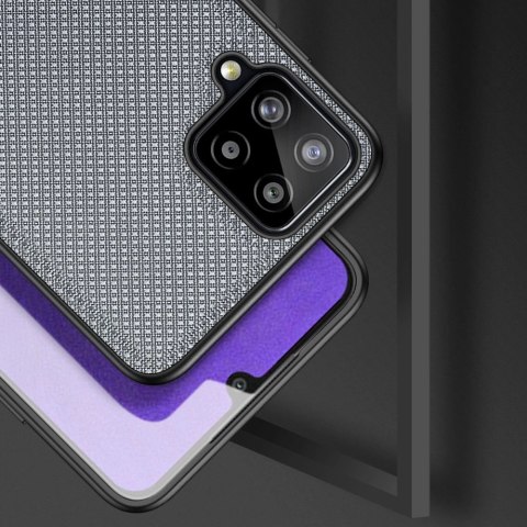 Dux Ducis Fino etui pokrowiec pokryty nylonowym materiałem Samsung Galaxy A22 4G szary Dux Ducis Fino etui pokrowiec pokryty nylonowym materiałem Samsung Galaxy A22 4G szary