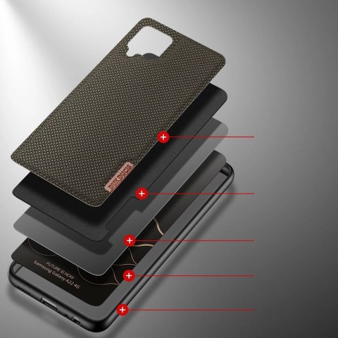 Dux Ducis Fino etui pokrowiec pokryty nylonowym materiałem Samsung Galaxy A22 4G zielony Dux Ducis Fino etui pokrowiec pokryty nylonowym materiałem Samsung Galaxy A22 4G zielony