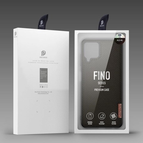 Dux Ducis Fino etui pokrowiec pokryty nylonowym materiałem Samsung Galaxy A22 4G zielony Dux Ducis Fino etui pokrowiec pokryty nylonowym materiałem Samsung Galaxy A22 4G zielony