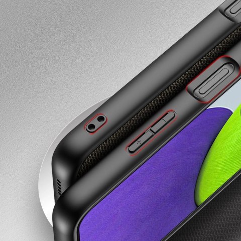Dux Ducis Fino etui pokrowiec pokryty nylonowym materiałem Samsung Galaxy A22 4G zielony Dux Ducis Fino etui pokrowiec pokryty nylonowym materiałem Samsung Galaxy A22 4G zielony
