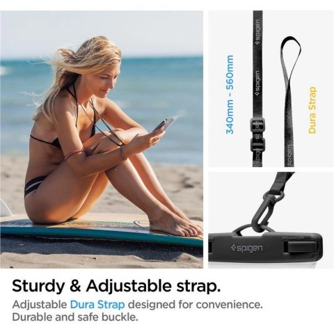 Etui Spigen Spigen Aqua Shield A601 wodoodporne IPX8 - przezroczyste 2 szt.