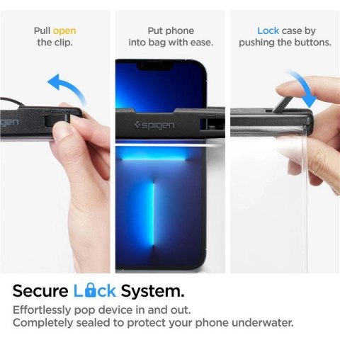 Etui Spigen Spigen Aqua Shield A601 wodoodporne IPX8 - przezroczyste 2 szt.